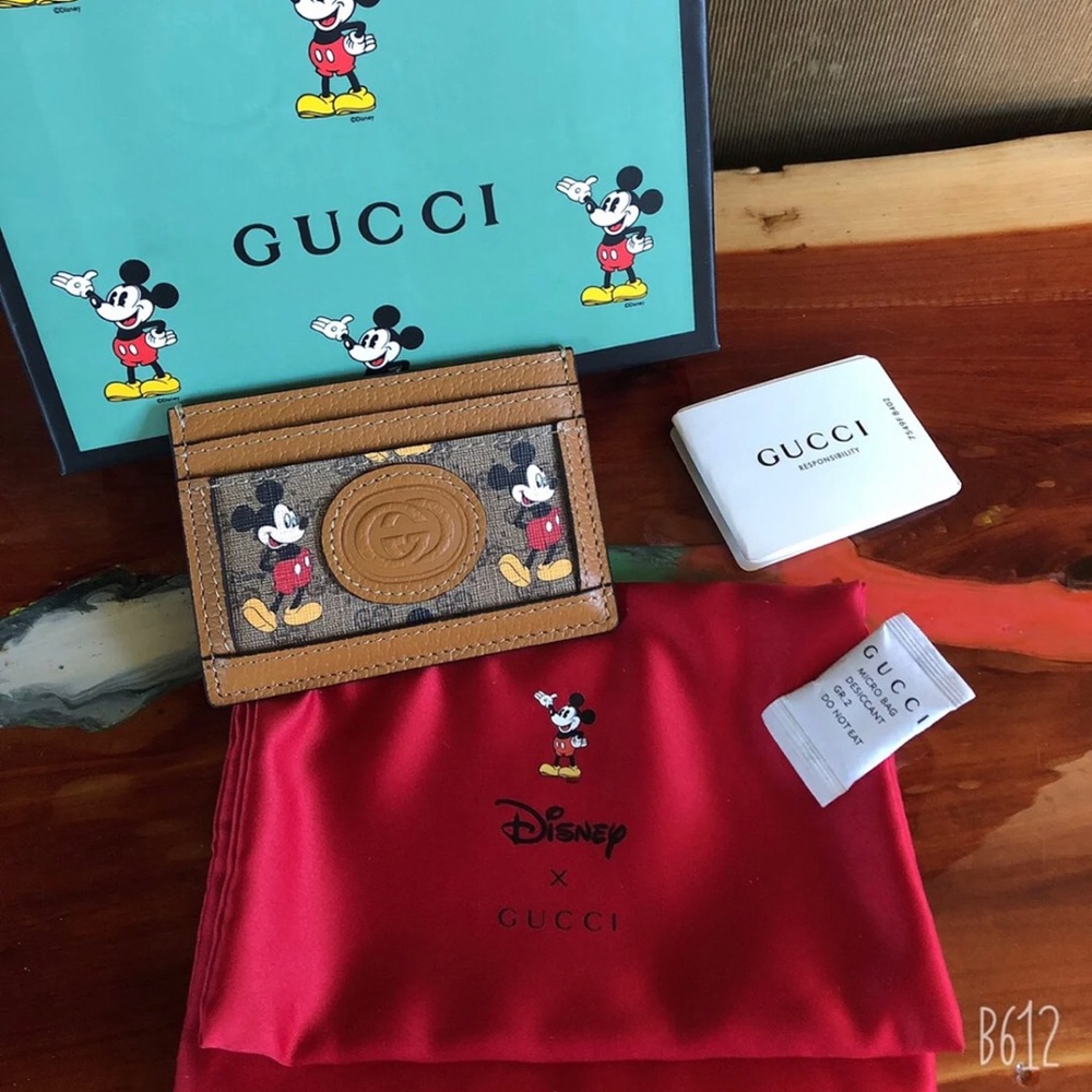 Authentic Gucci Disney cardholder